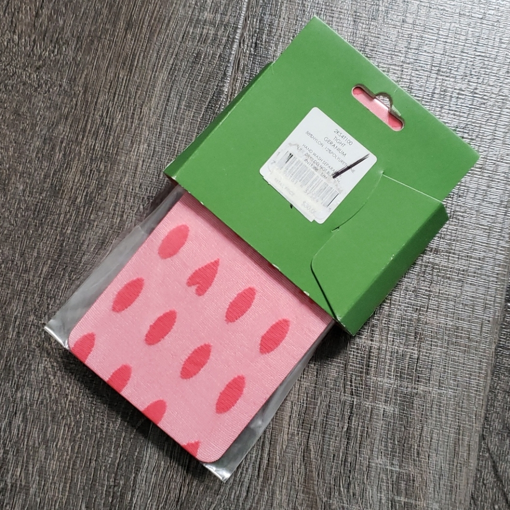 Kate Spade "Heart" Jacquard Tights - Picture 3 of 3